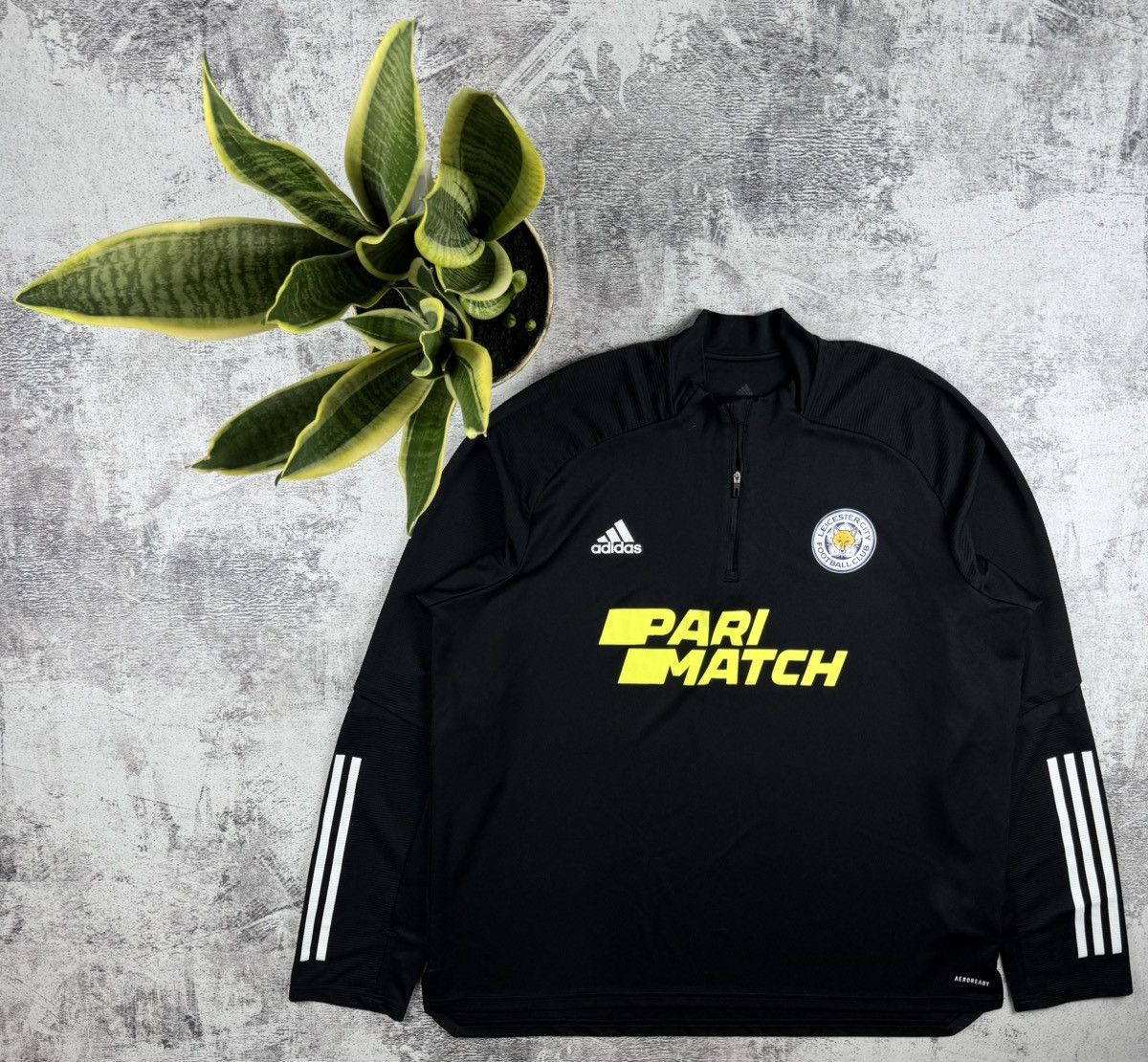 Other Leicester Adidas Black 2019/2020 Soccer Football XXL 1/4 T Shirt Jersey Kit Size US XXL / EU 58 / 5 - 1 Thumbnail