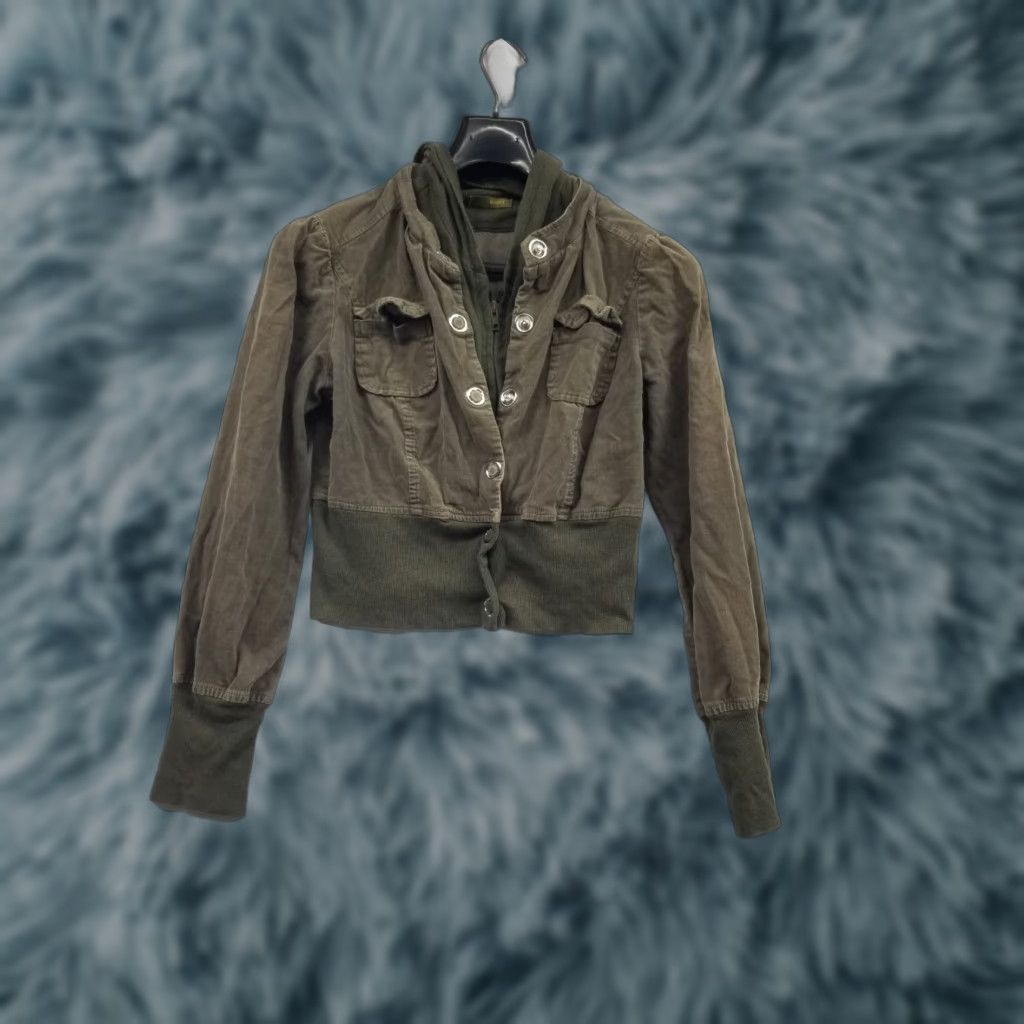 Vintage Event Womens Jacket Hooded Long Sleeve Pockets Brown Medium Size M / US 6-8 / IT 42-44 - 1 Thumbnail