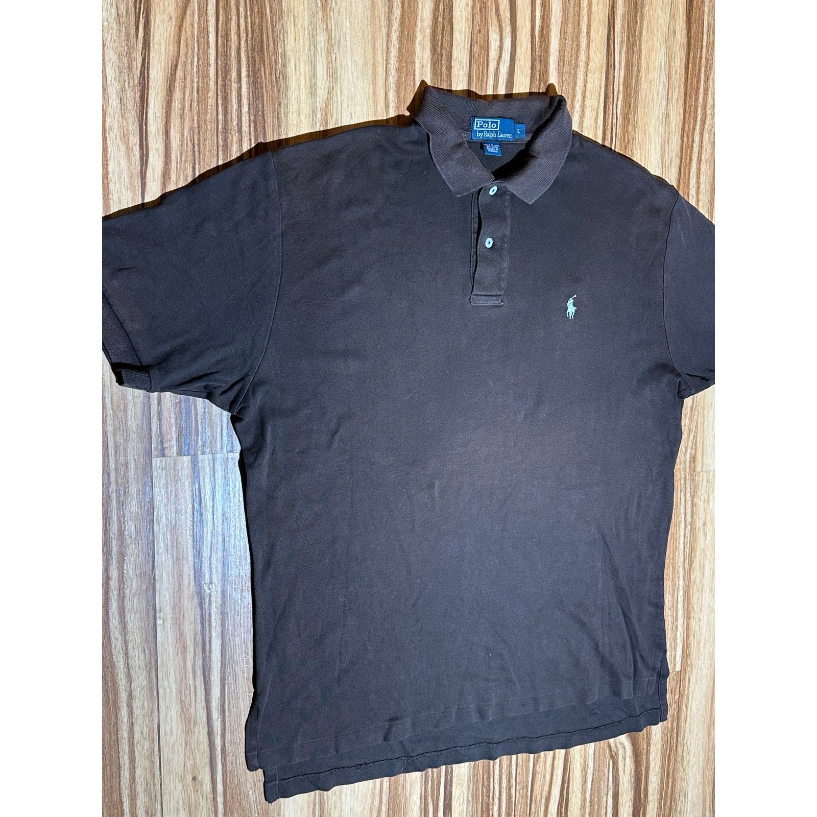 Ralph Lauren Brown polo By Ralph Lauren Polo Shirt Size Large Size US L / EU 52-54 / 3 - 3 Thumbnail