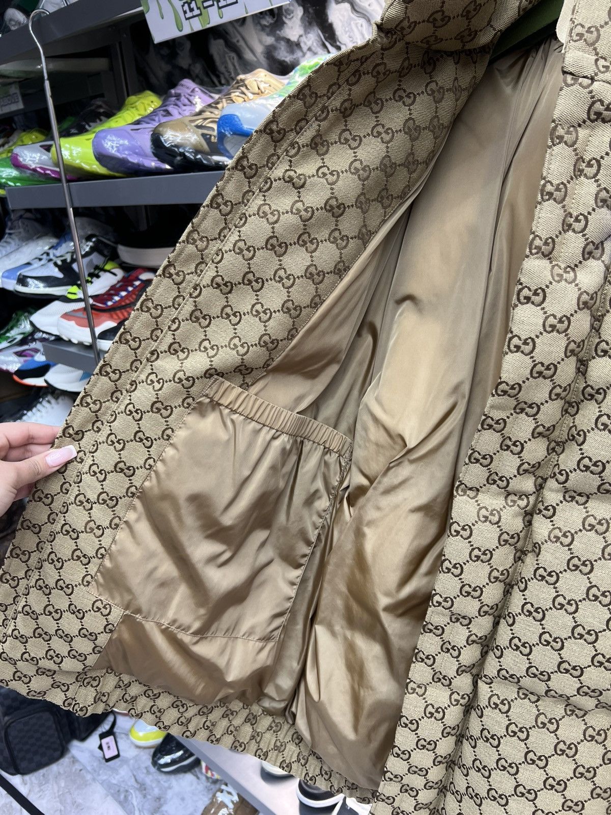 Gucci Gucci GG Canvas Blue Puffer Size US XL / EU 56 / 4 - 9 Thumbnail