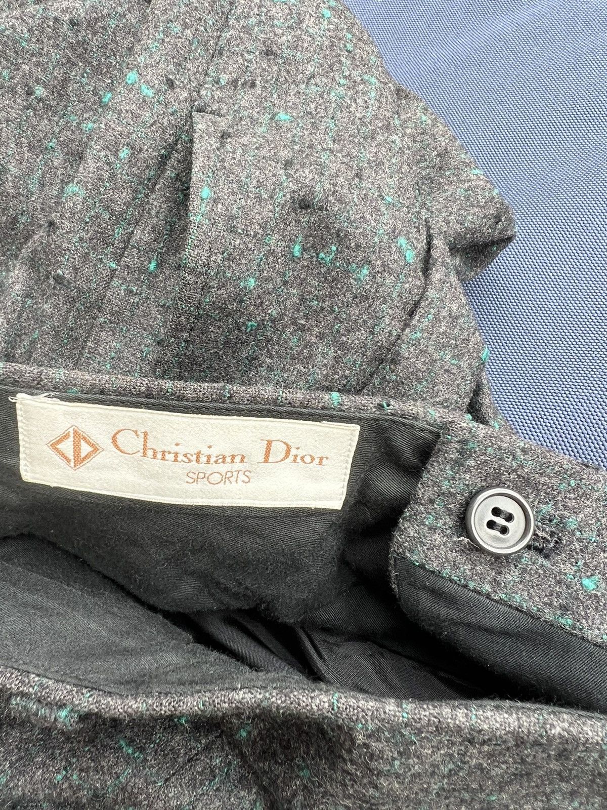 Christian Dior Monsieur Vintage 90s Christian Dior Sports Wool Trouser Pant Size US 31 - 21 Thumbnail