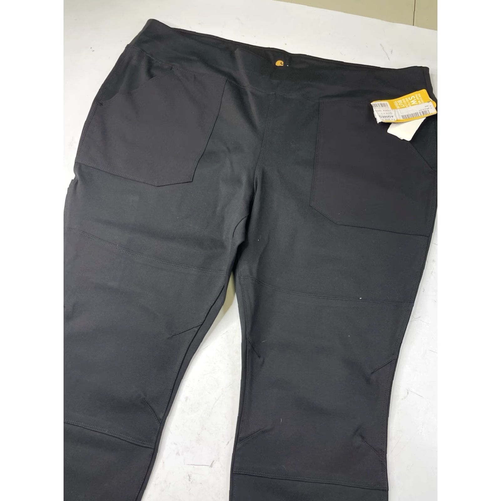 Carhartt NWT Carhartt Pants Women's 2X Force Utility Pant 102482 Stretch Black Workwear Tapered Leg Logo - Regular Fit, Plus Size Size 40" / US 18 - 3 Thumbnail