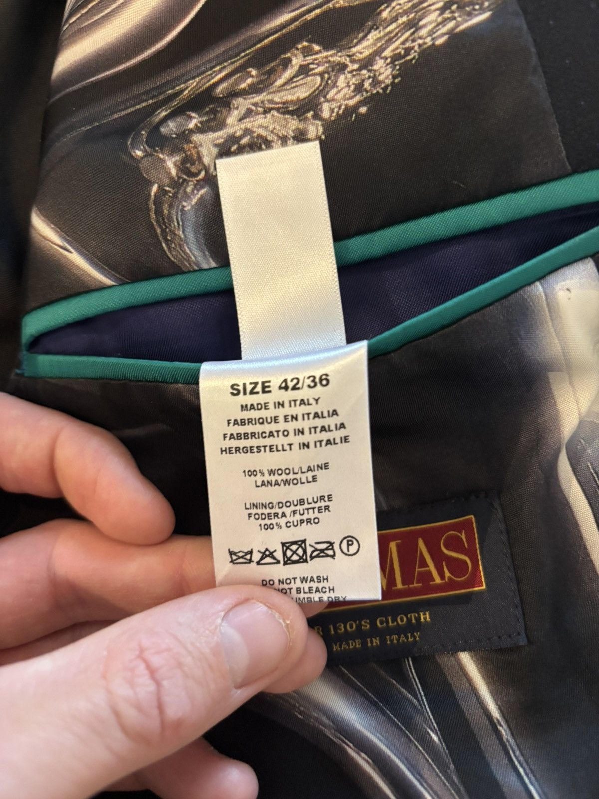 Paul Smith Paul Smith - Navy Suit - 100% Super 130 wool Size 42R - 3 Thumbnail