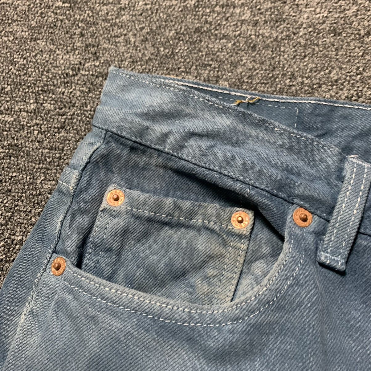 Levi's 80s Vintage Levi's501 Made In USA painted washed Jeans Size US 32 / EU 48 - 9 Thumbnail
