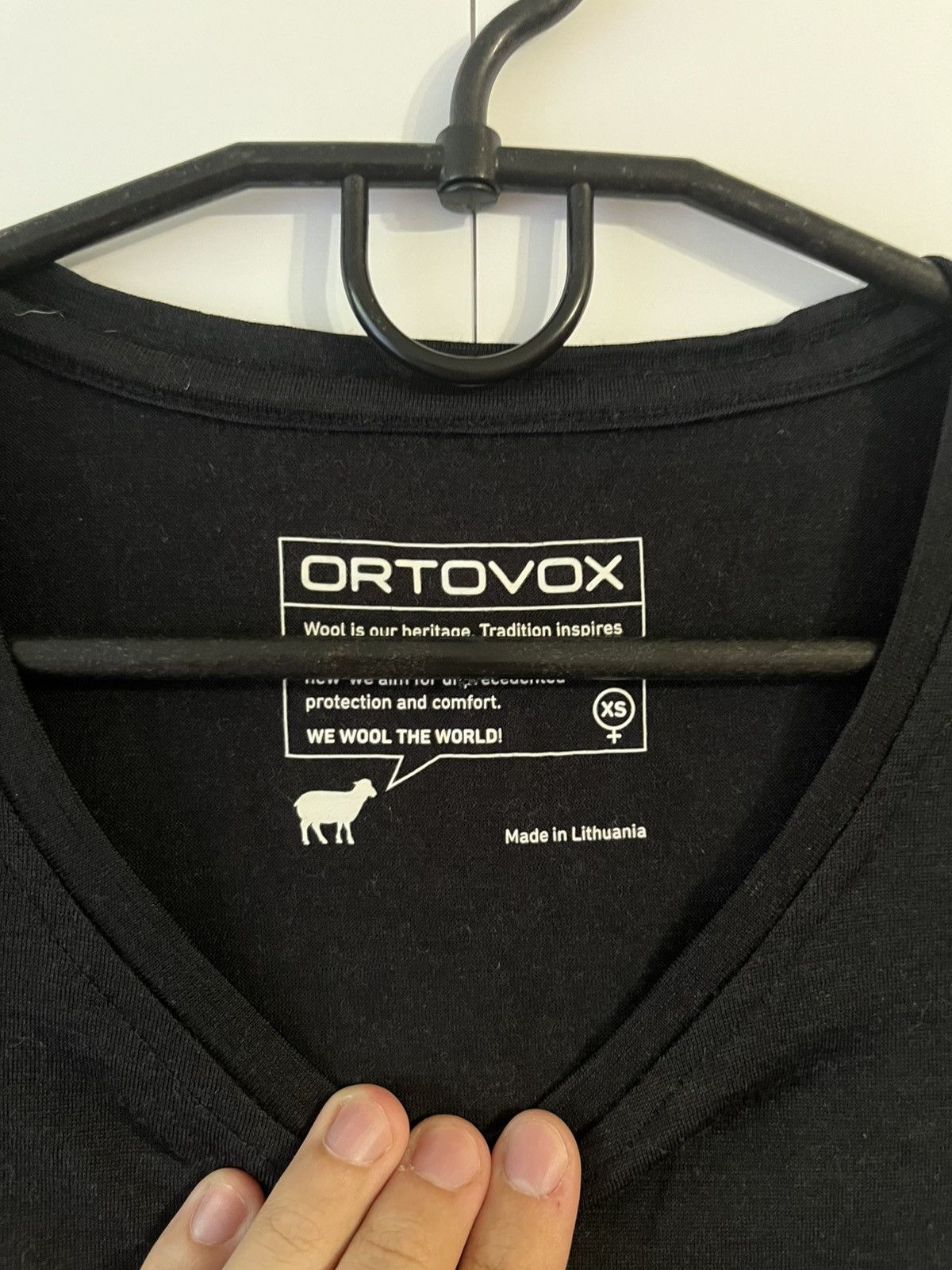 ORTOVOX Ortovox 185 Merino Wool Shape Pic Long Sleeve Tee Shirt Size XS / US 0-2 / IT 36-38 - 8 Thumbnail