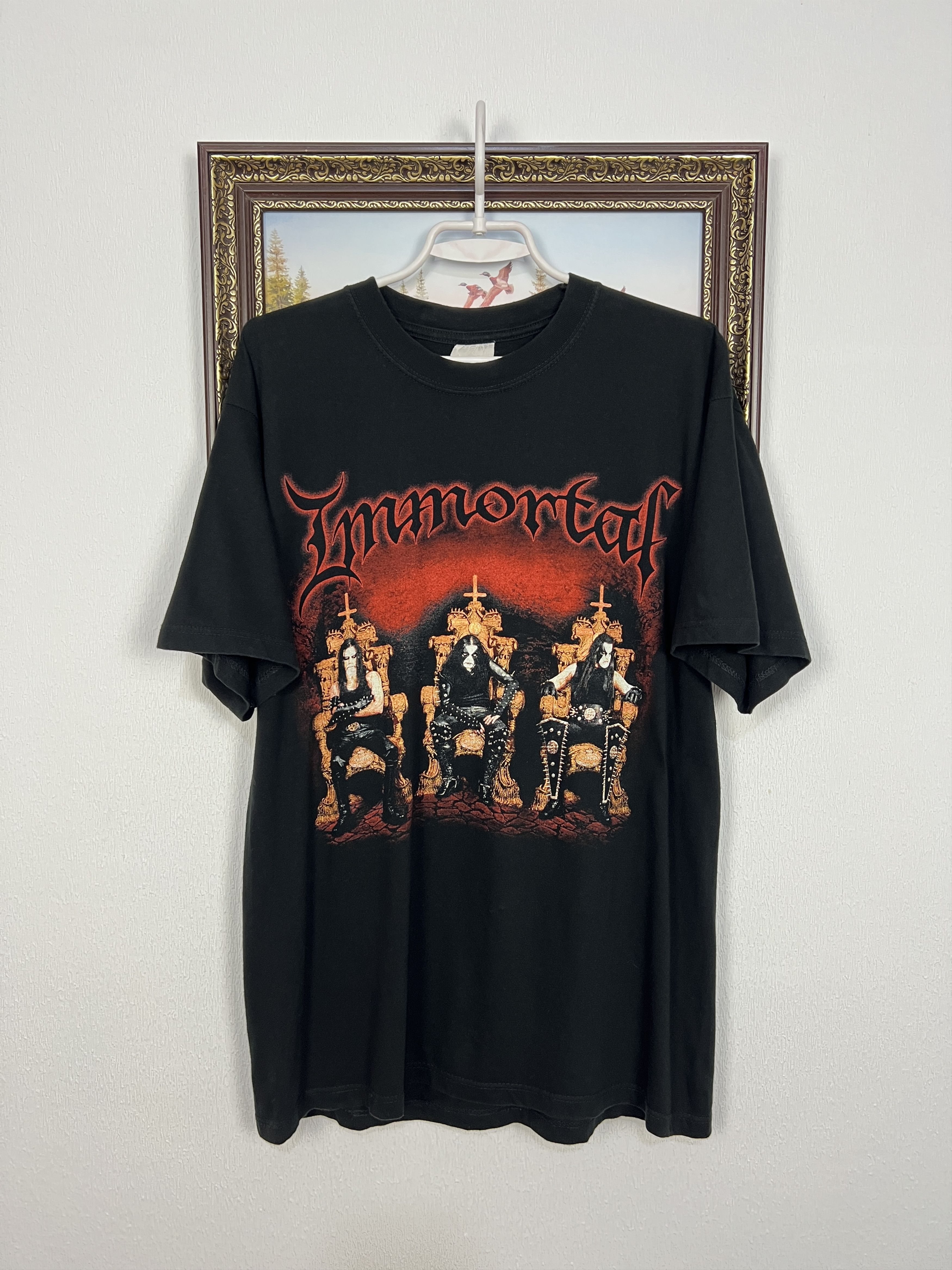 Vintage Vintage Immortal Demons Of Metal Over Print Shirt Band Size US M / EU 48-50 / 2 - 1 Thumbnail