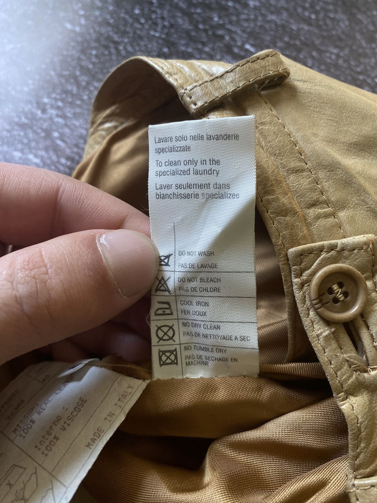 Missoni Vintage Missoni Rare Leather Trouser Pants Women Size 27" / US 4 / IT 40 - 24 Thumbnail