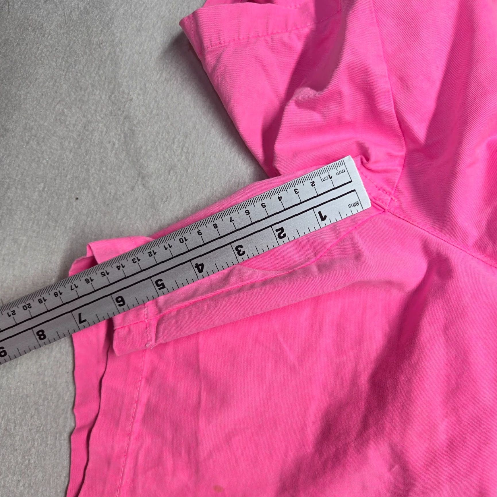Vintage VINTAGE Crown & Ivy Women's Shorts Size 10 Pink Chino Pockets 90s Summer Womens Size 32" / US 10 / IT 46 - 5 Thumbnail