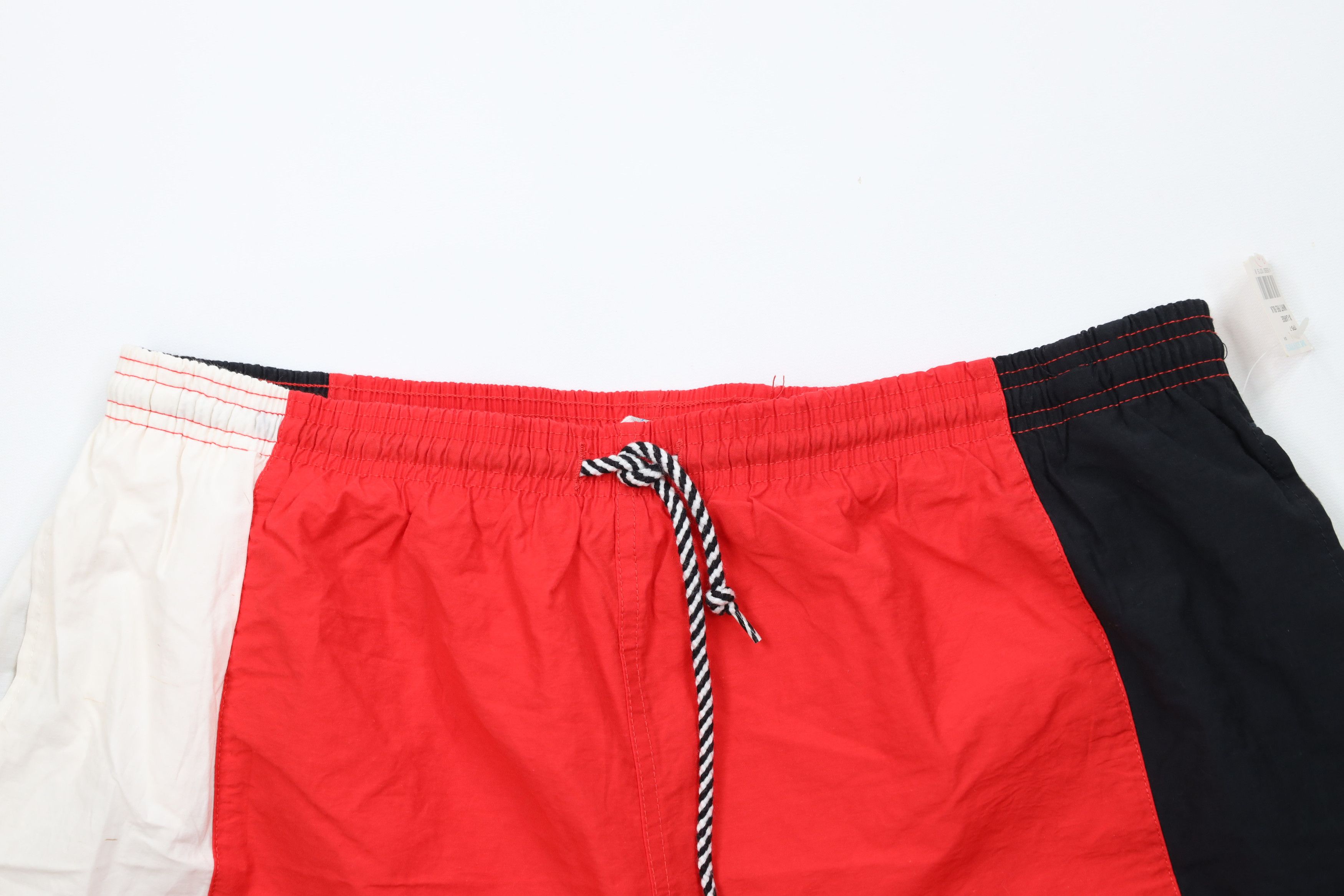 Vintage Deadstock Vintage 90s Streetwear Block Lined Shorts Trunks Size US 36 / EU 52 - 2 Thumbnail