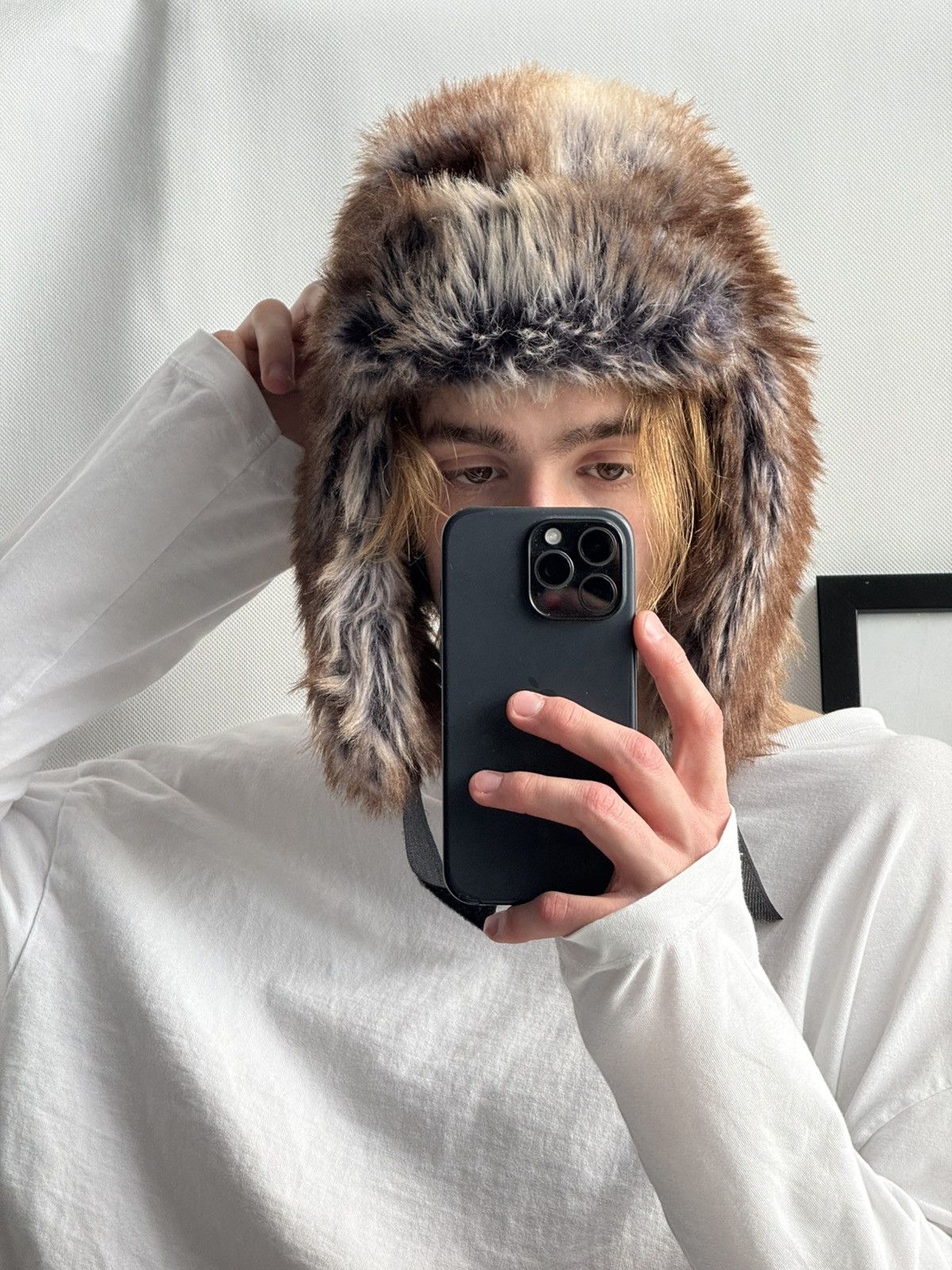 Hysteric Glamour Vintage fuzzy mohair japanese ushanka hat avant garde Size ONE SIZE - 1 Thumbnail