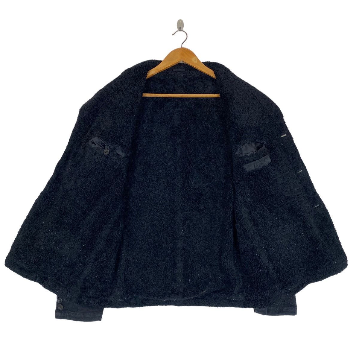 Comme des Garcons Homme Plus ✨AD2005 COMME des GARÇONS HOMME fleece lining faded jacket Size US M / EU 48-50 / 2 - 15 Thumbnail