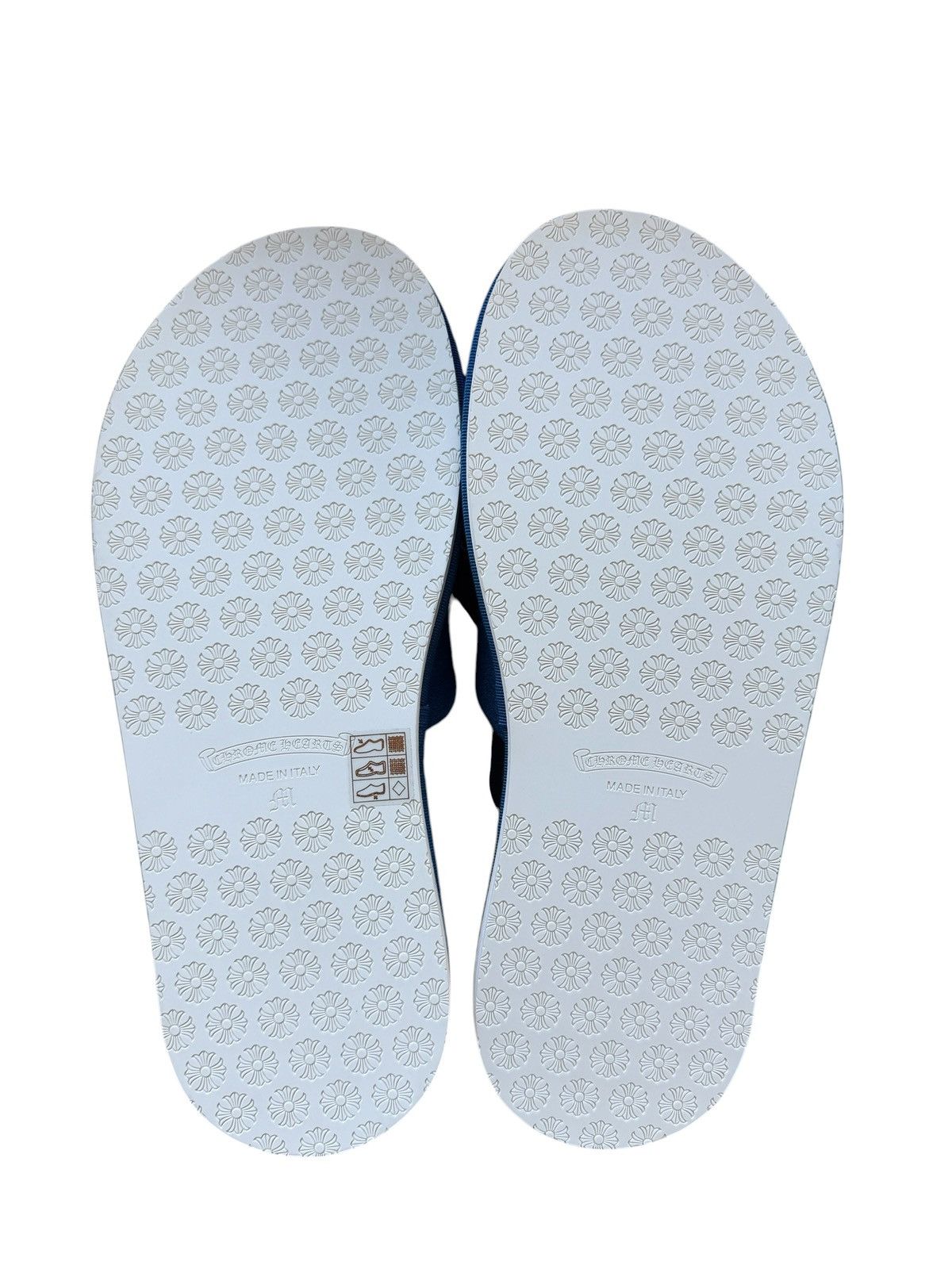Chrome Hearts Chrome Hearts “Hotel Slippers” Blu Size US 9 / EU 42 - 3 Thumbnail