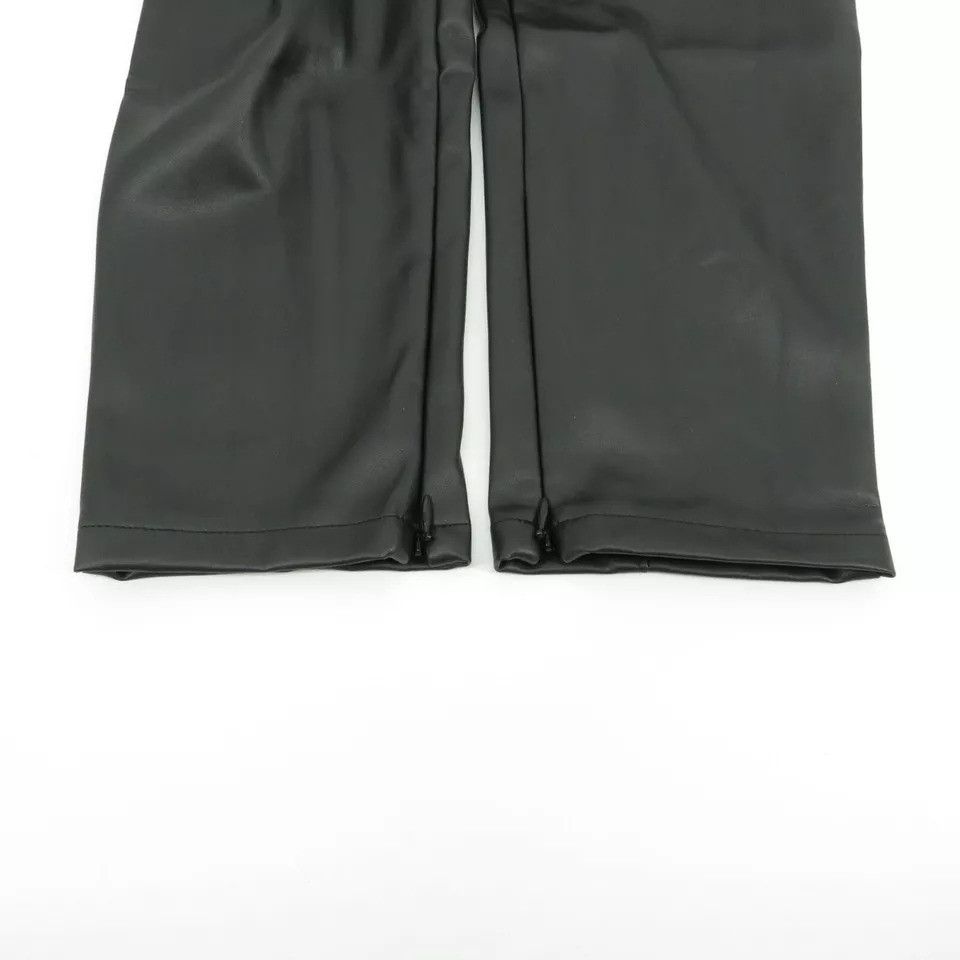 Bar III Bar III Womens Faux Leather Pants Black Medium Elastic Waist Size 26" / US 2 / IT 38 - 6 Thumbnail
