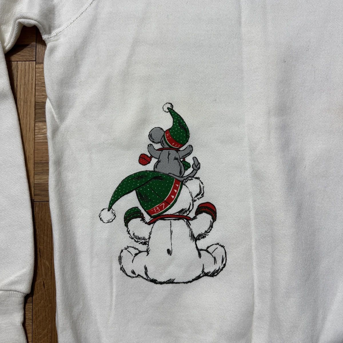 Velva Sheen Vintage Abraham & Strauss Christmas 1987 sweatshirt Size US S / EU 44-46 / 1 - 4 Thumbnail