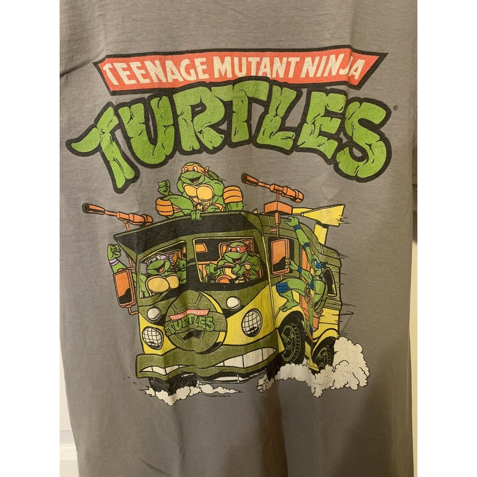Giant Vtg Teenage Mutant Ninja Turtles TMNT Men's Sz L T Shirt Tru Size US L / EU 52-54 / 3 - 1 Thumbnail