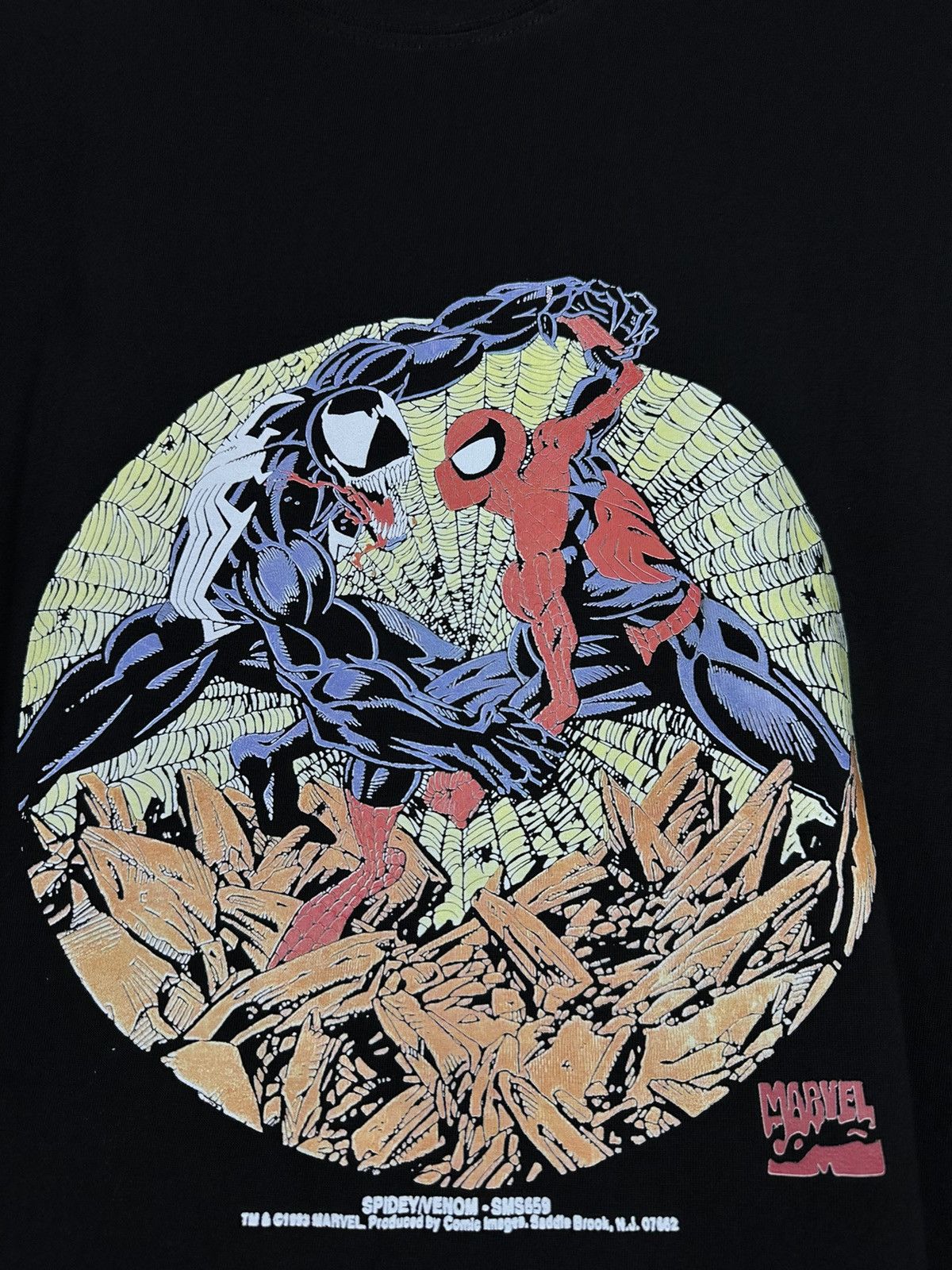 Marvel Comics Spiderman & Venom Marvel Comics Tee Shirt Men Black L Size US L / EU 52-54 / 3 - 8 Thumbnail