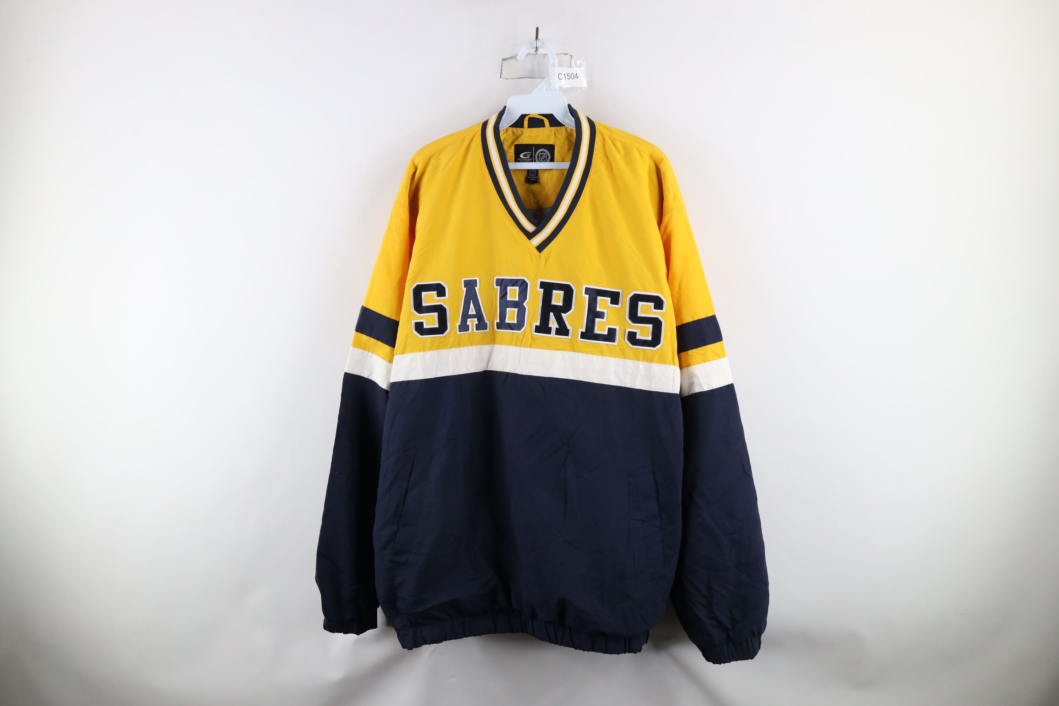 Vintage Vintage Buffalo Sabres Hockey Pullover Windbreaker Jacket Size US XL / EU 56 / 4 - 1 Thumbnail