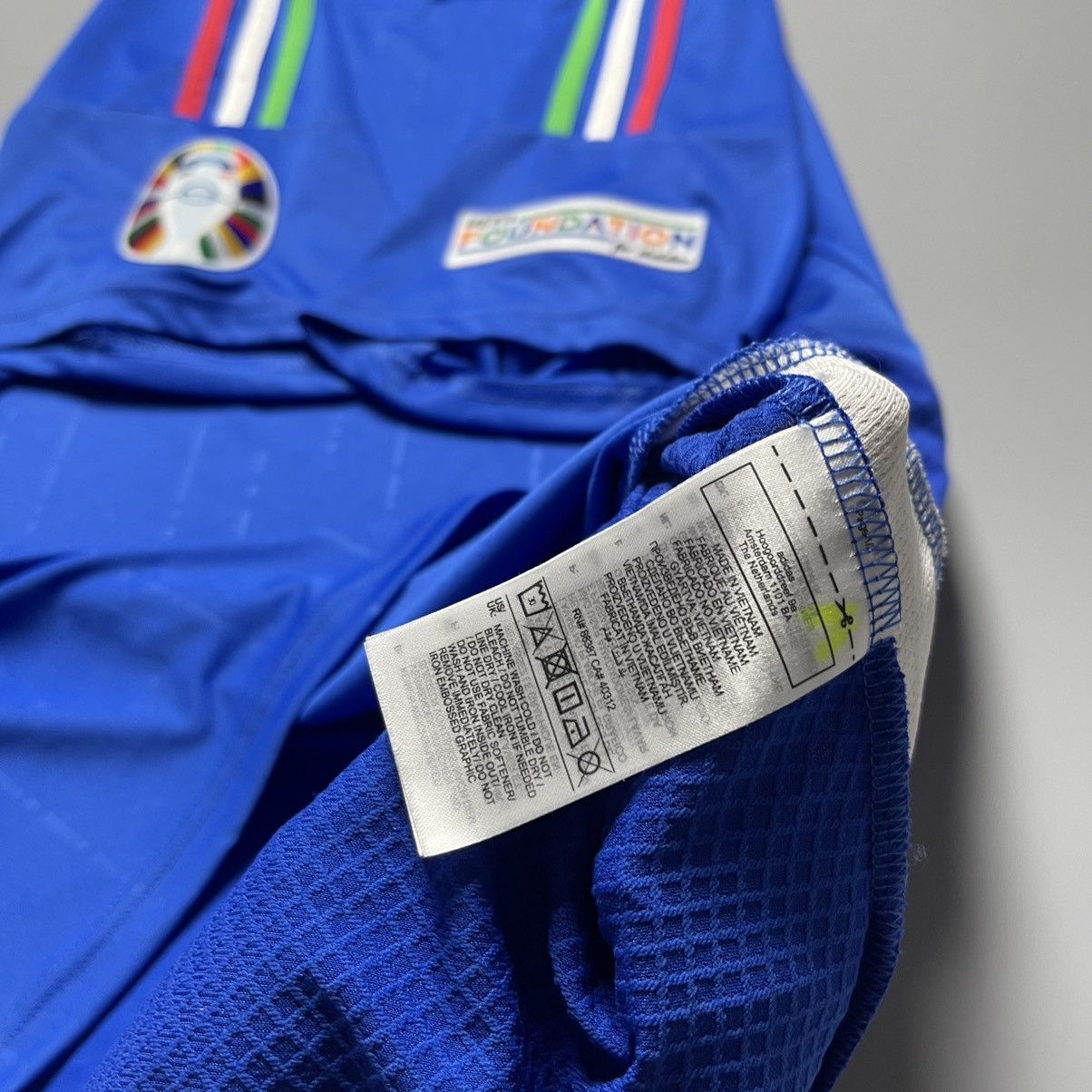 Adidas ITALY ADIDAS 2024 EURO FOOTBALL HOME JERSEY #18 BARELLA Size US XL / EU 56 / 4 - 12 Thumbnail