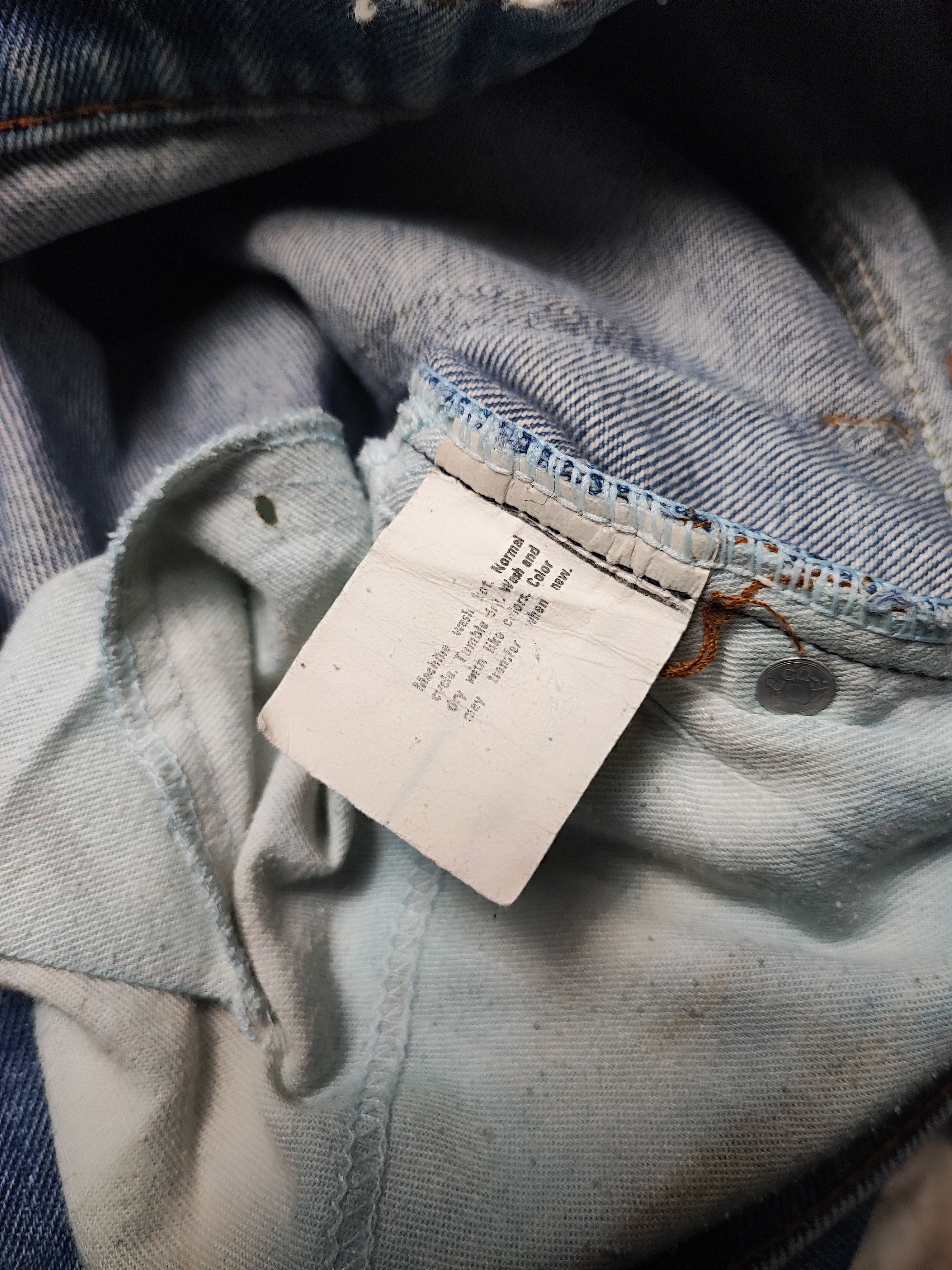 Jean 70s Vintage Levi’s Oren Tag Faded Jeans 32x34 Size US 32 / EU 48 - 16 Thumbnail