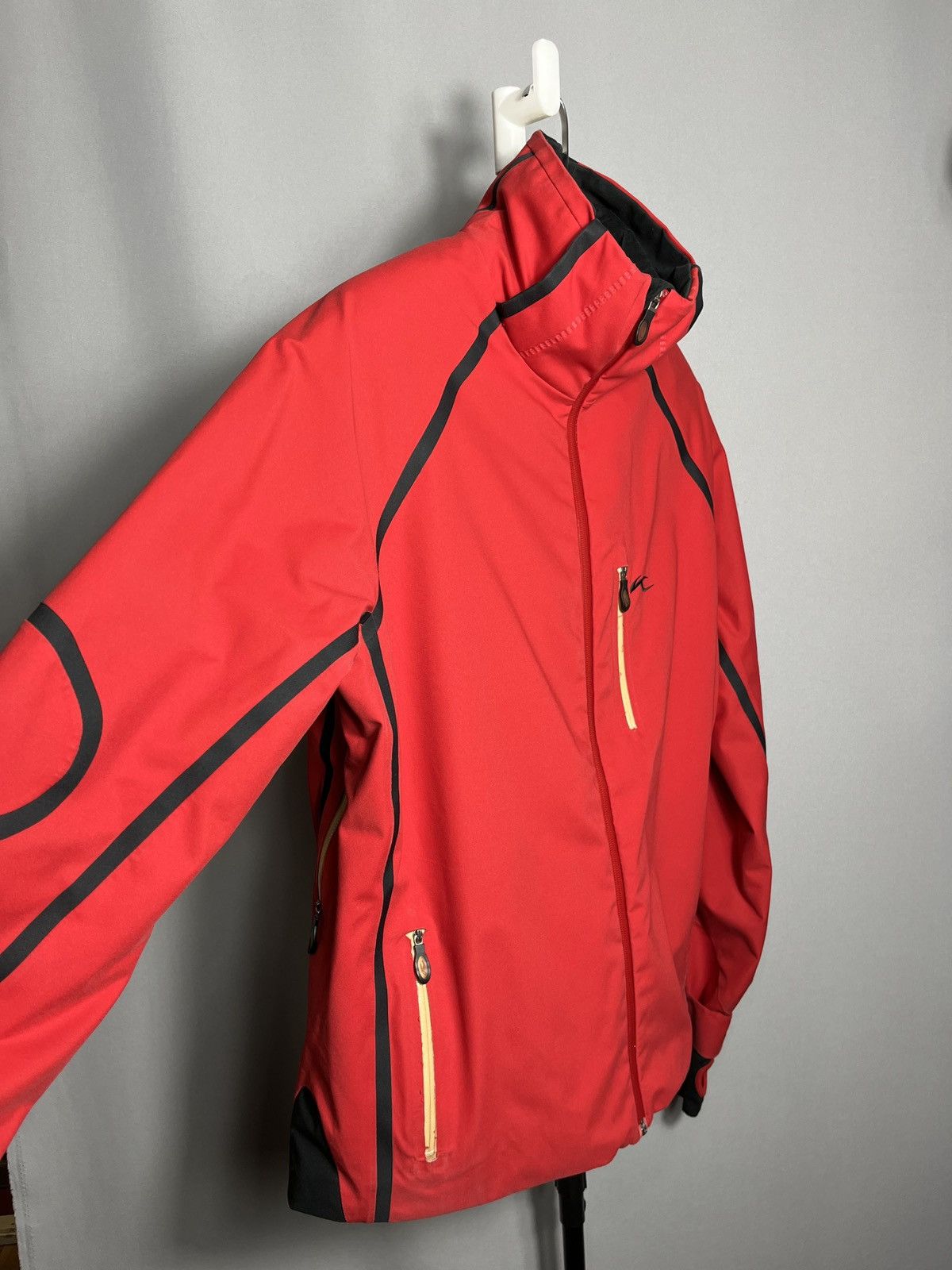 KJUS KJUS Storm Hood Jacket Ski Men Red Snowboarding Winter Sport Size US L / EU 52-54 / 3 - 6 Thumbnail