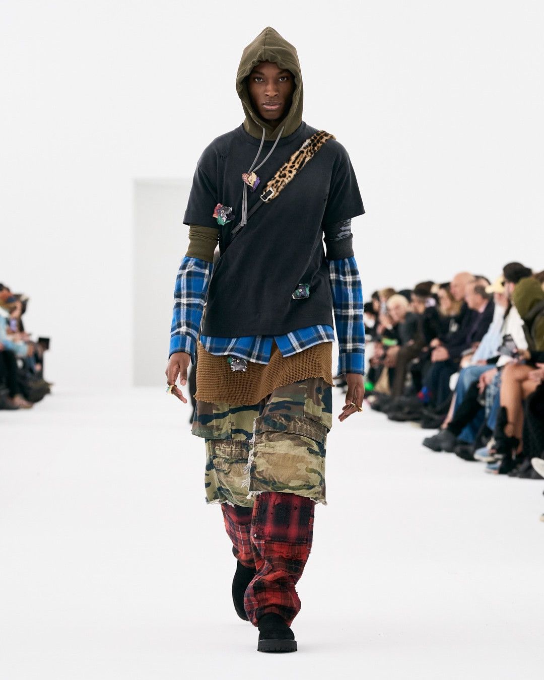 Givenchy Matthew Williams Givenchy Flannel Boro Pants Size US 30 / EU 46 - 1 Thumbnail