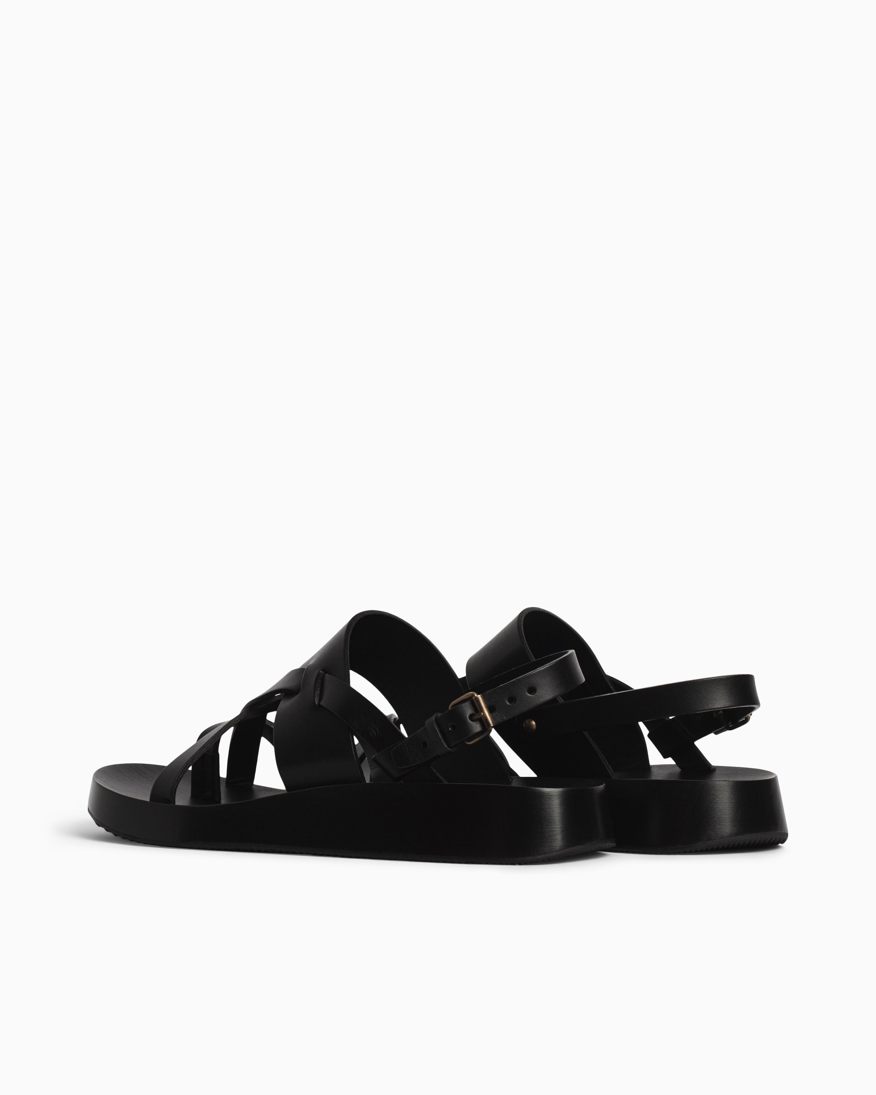 Saint Laurent Paris o1s1wg110824 Noah Sandals in Black Size US 7.5 / EU 40-41 - 4 Thumbnail