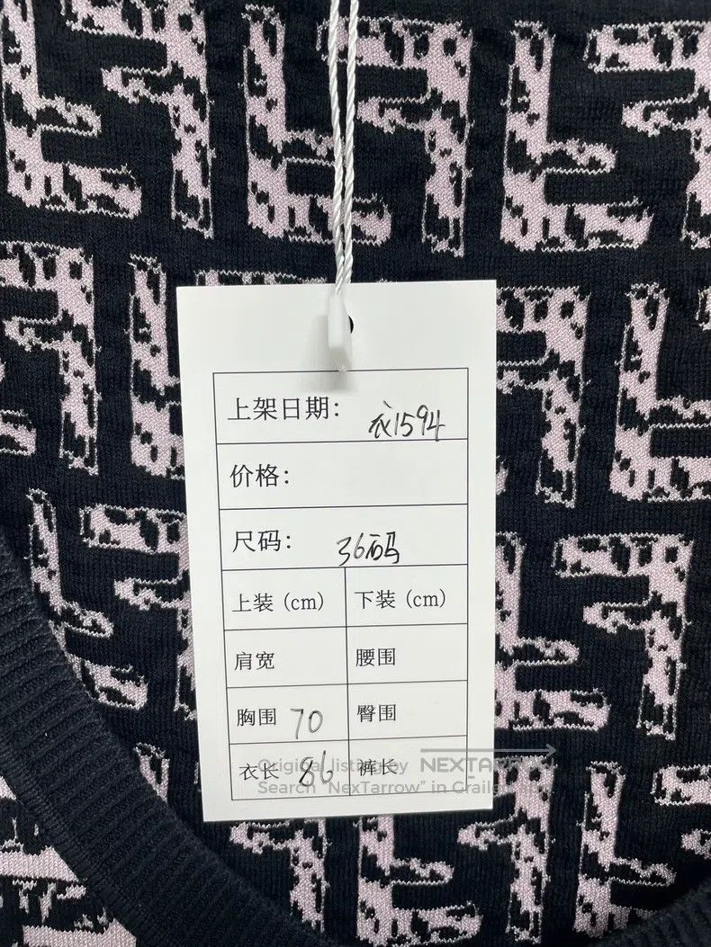Fendi Fendi Printed Maxi Dress in Black and Pink Size XXS / US 00 / IT 34 - 3 Thumbnail