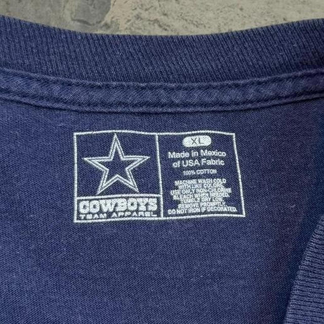 NFL × Vintage Vintage Y2K Dallas Cowboys 3D Long Sleeve T-Shirt Size US XL / EU 56 / 4 - 5 Thumbnail