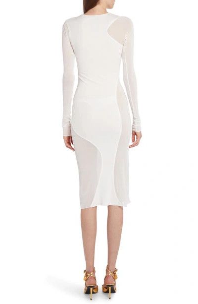 Tom Ford o1loc1c0924 ABJ668 Cut and Sewn Dress in White Size S / US 4 / IT 40 - 2 Thumbnail