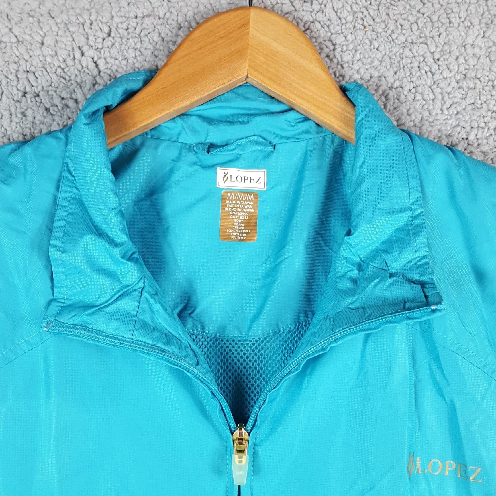 Vintage Lightweight Athletic Sleeveless Vest Women's Medium Zip Up Windbreaker Jacket Size M / US 6-8 / IT 42-44 - 2 Thumbnail