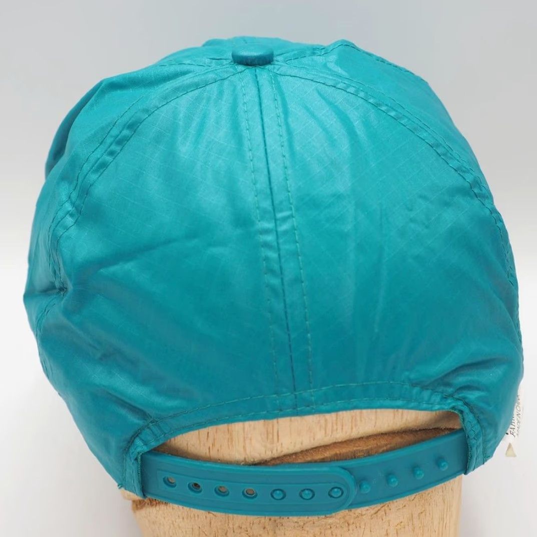 Altea VINTAGE Fahrenheit Teal Waterproof Ripstop Hat Cap Strapback 1990's Fashion Unisex Adults Adjustable Baseball Cap Mens/Womens Size ONE SIZE - 3 Thumbnail