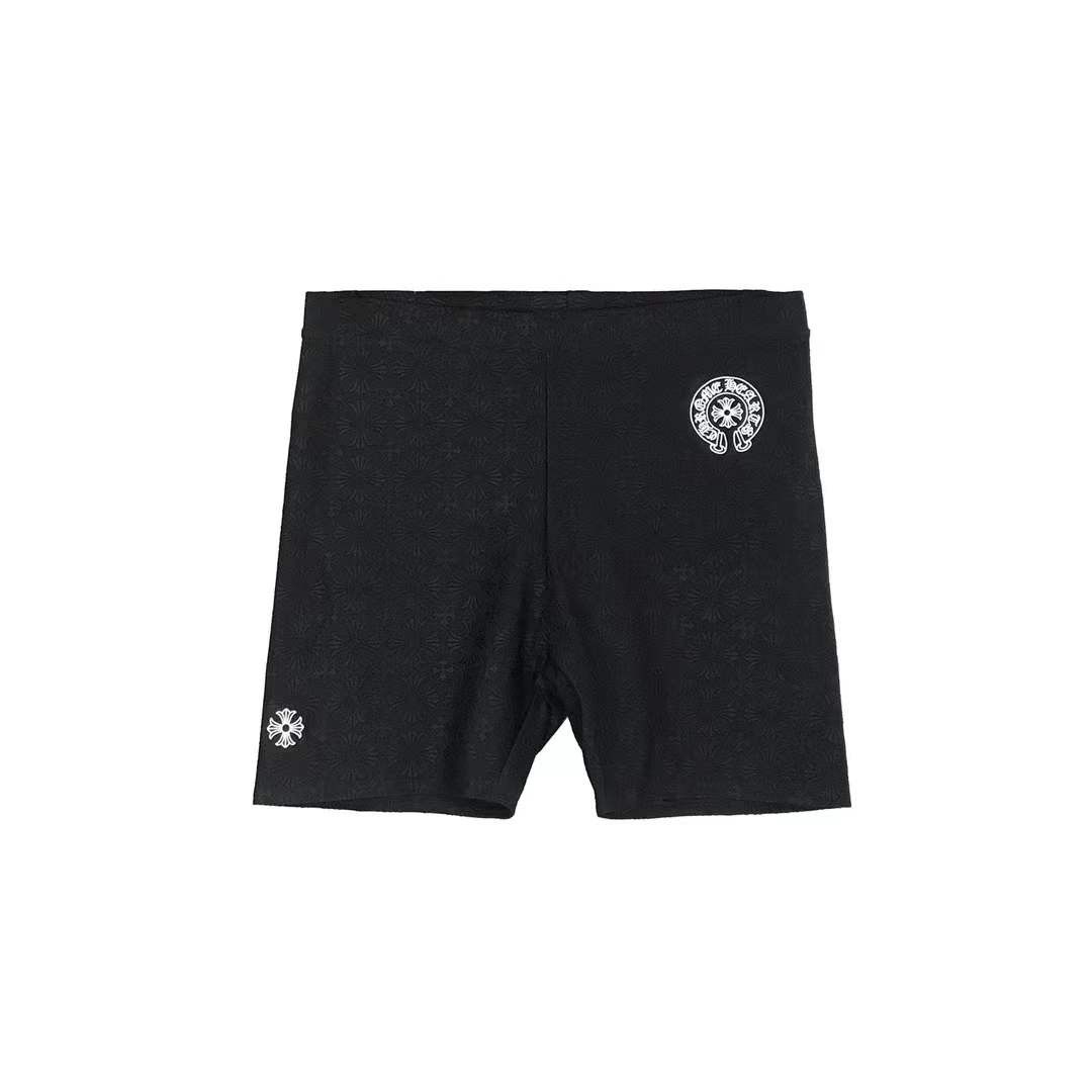 Chrome Hearts Chrome Hearts Horseshoe Logo Biking Shorts Size 28" / US 6 / IT 42 - 1 Thumbnail