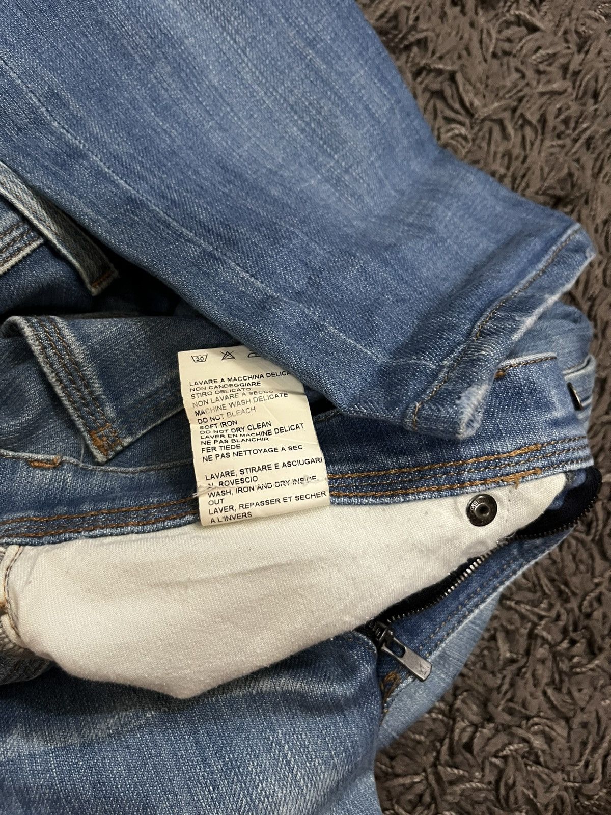 Neil Barrett 2000s skinny stretch side-zip #H4 Size 30" / US 8 / IT 44 - 9 Thumbnail