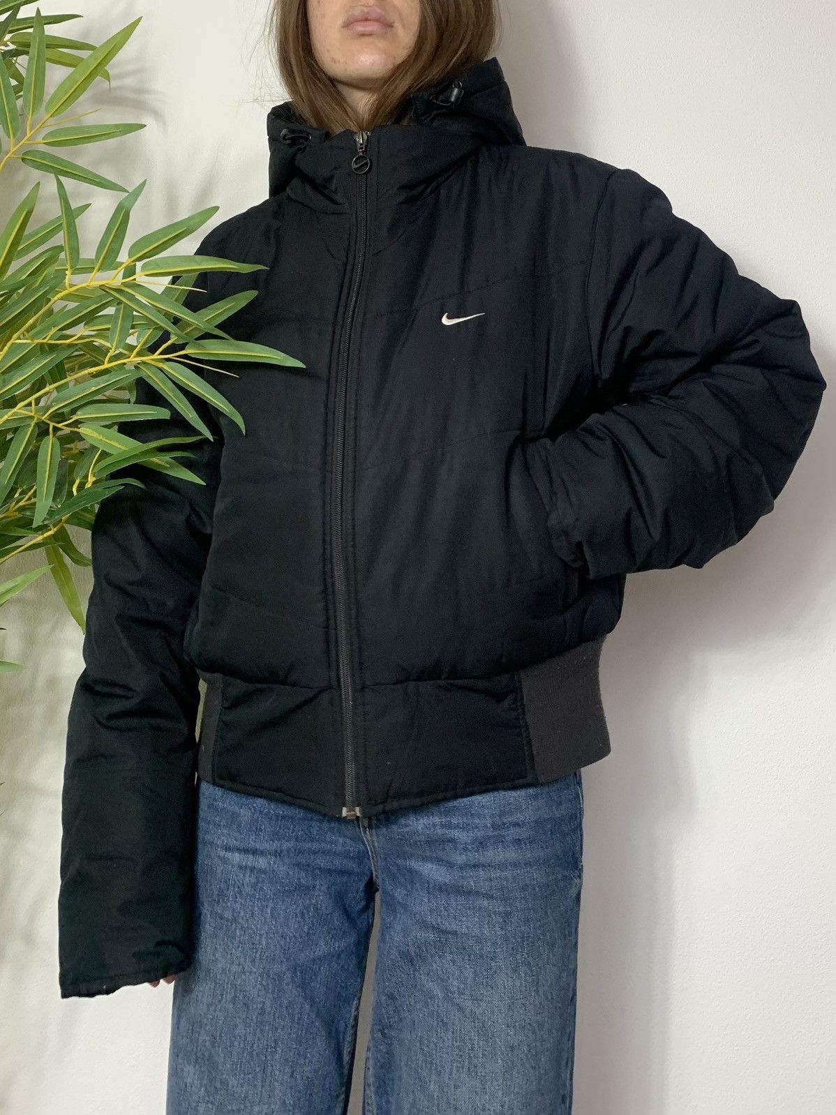 Nike VINTAGE NIKE 2000s CROPPED DOWN PUFFER JACKET Size XL / US 12-14 / IT 48-50 - 3 Thumbnail