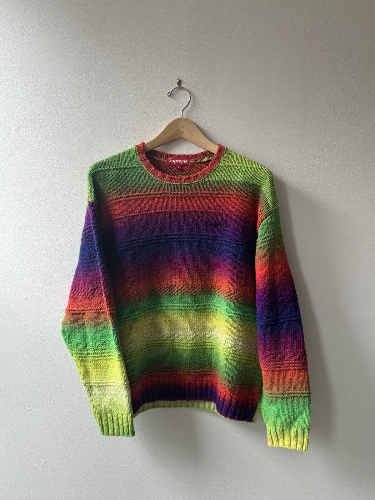 Supreme Supreme Gradient Stripe Sweater | Grailed