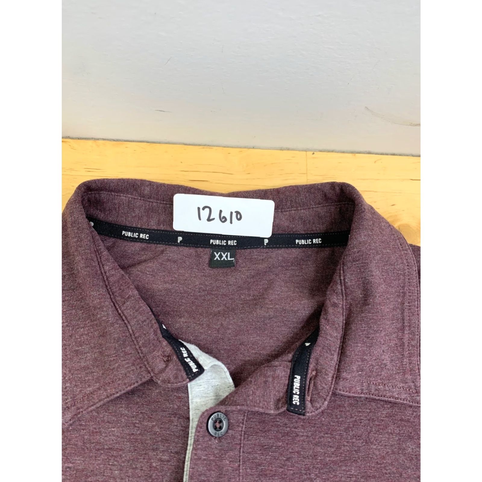 Vintage Public Rec Polo Shirt Mens 2XL Maroon Red Short Sleeve Casual Stretch Golf Button Collared Shirt Mens 2XL Public Rec Polo Size US XXL / EU 58 / 5 - 2 Thumbnail