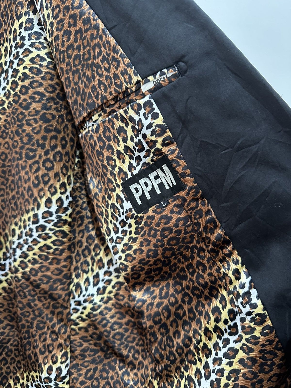 Hysteric Glamour PPFM Coat Blazer Jacket Leopard Inner Inside Design Size US L / EU 52-54 / 3 - 3 Thumbnail
