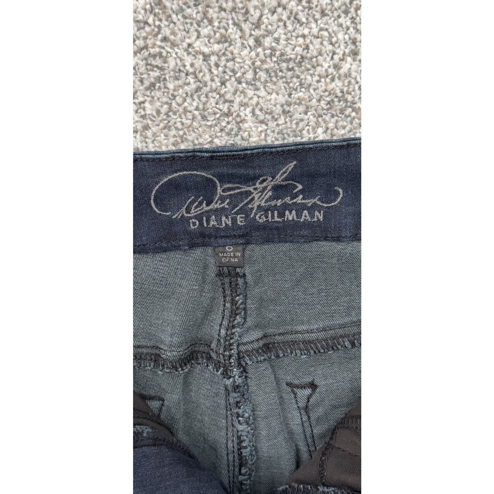 Other Diane Gilman Legging Jeans Womens Size 0 US 2 Office 2010s Size 25" / US 0 / IT 36 - 7 Thumbnail