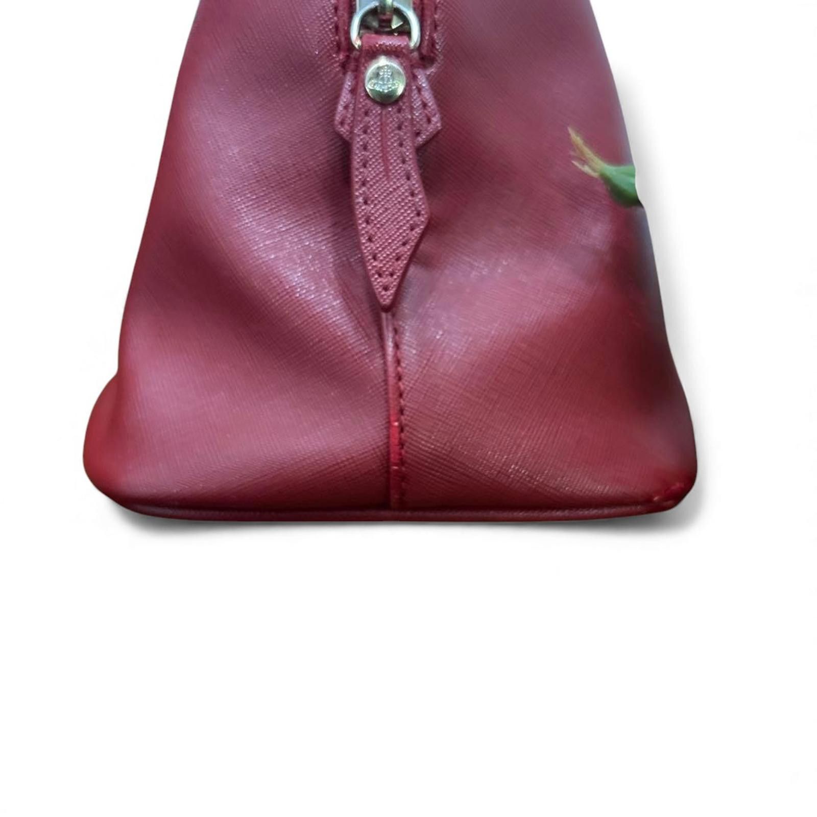 Vivienne Westwood Vivienne Westwood - Red Leather Handbag Gold Hardware Size ONE SIZE - 9 Thumbnail