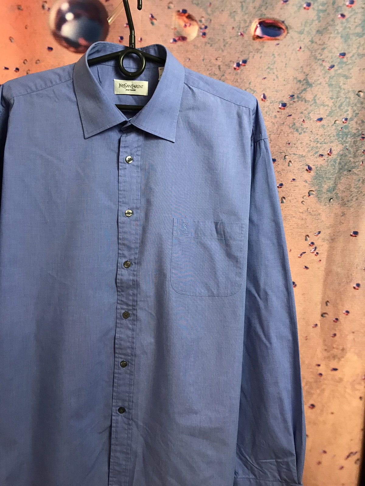 Vintage × Yves Saint Laurent Yves Saint Laurent YSL luxury vintage shirt Size US XL / EU 56 / 4 - 1 Thumbnail