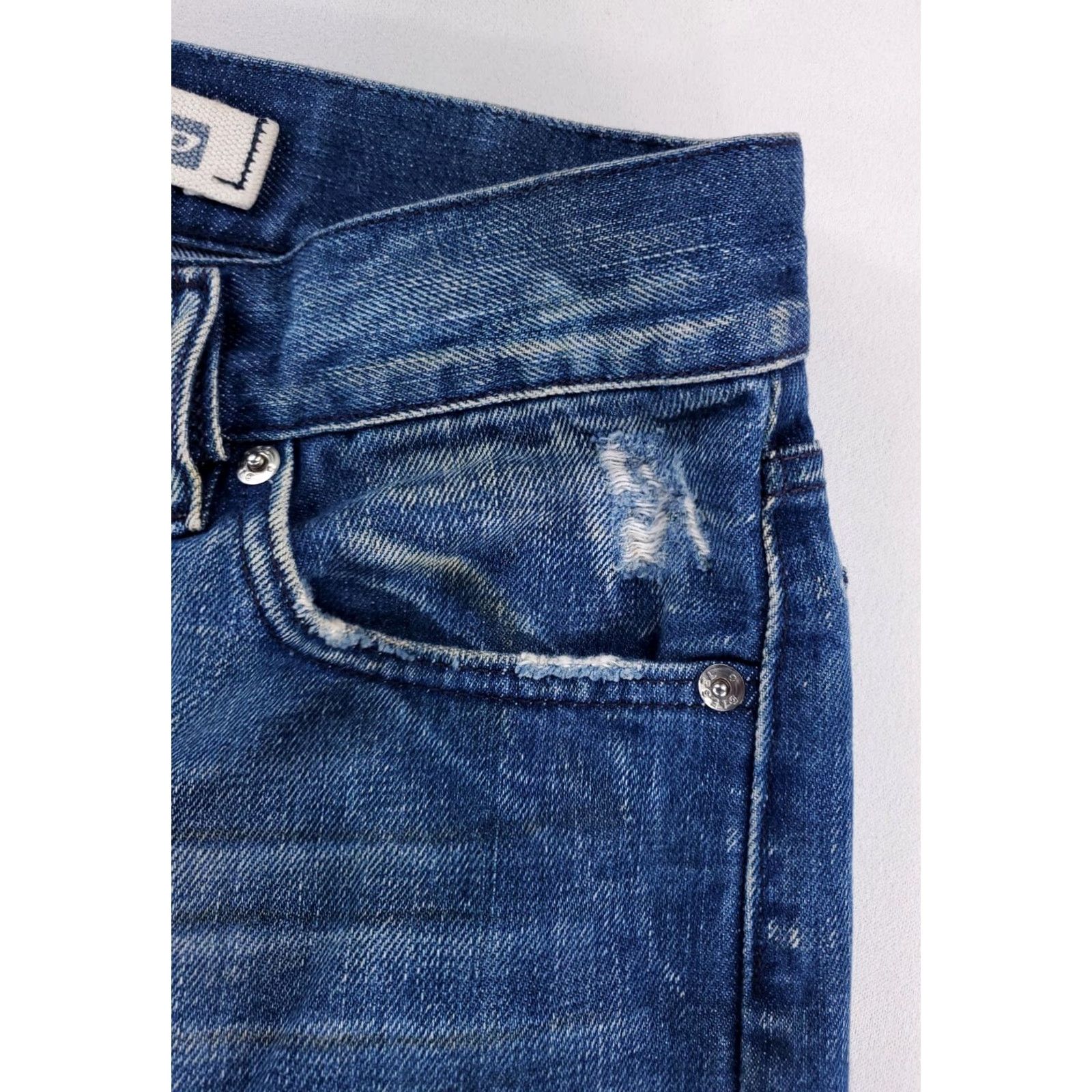 Diesel Diesel Jeans RR55 Straight Leg Zip Fly Blue Mens 30 x 31 Jeans Adults Mens 30 x 31 Blue Straight Zip Fly RR55 Diesel Jeans Size US 30 / EU 46 - 4 Thumbnail