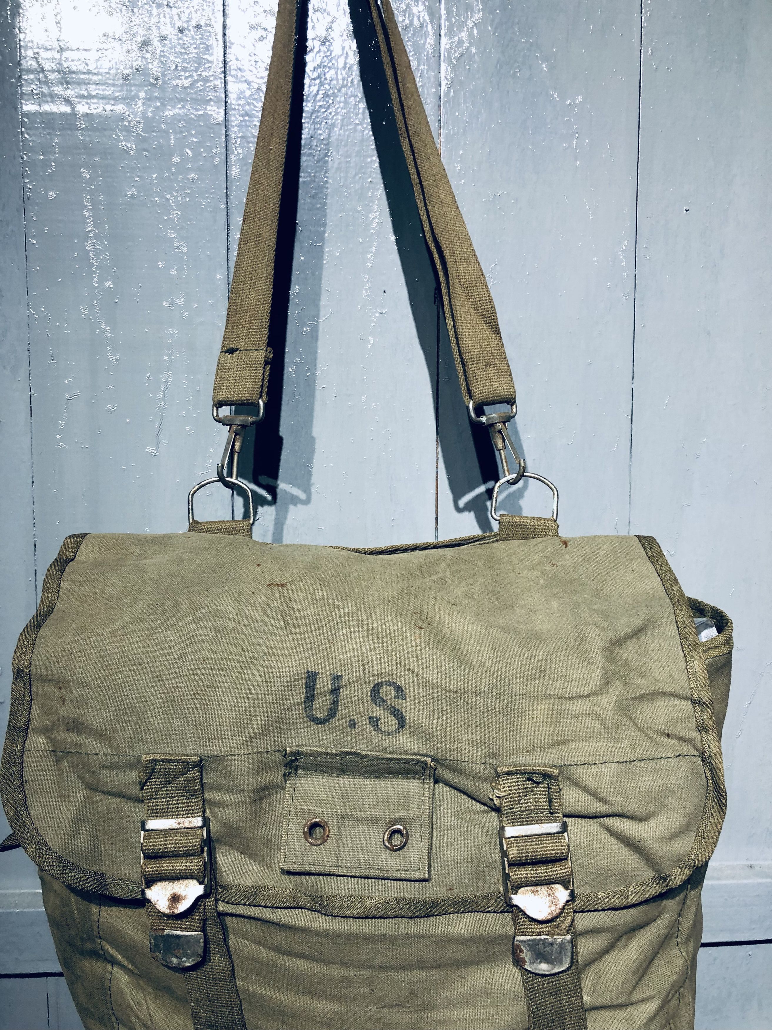 Other Vintage U.S Army Canvas Style Messenger/ Crossbody Bag Size ONE SIZE - 10 Thumbnail