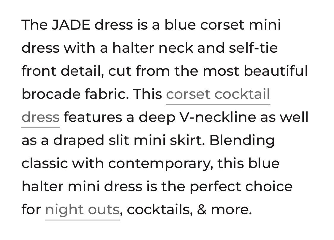 Other Deep V Neckline Corset Halter Mini Dress | Blue - XS Size XS / US 0-2 / IT 36-38 - 6 Thumbnail