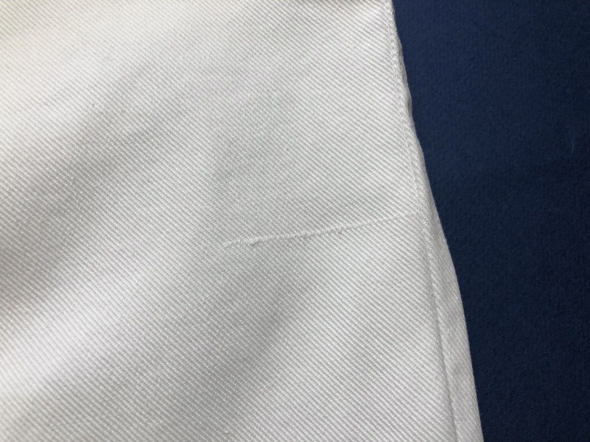 Jil Sander SS11 Jil Sander by Raf Simons white cotton denim pants Size US 32 / EU 48 - 5 Thumbnail