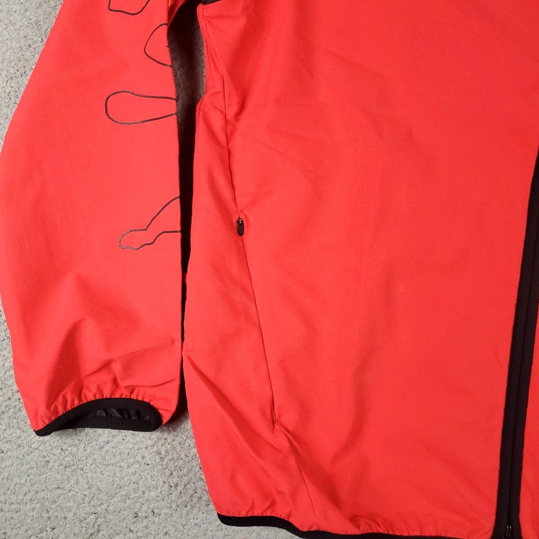 Puma PUMA X P.A.M. Windbreaker Jacket Mens Medium Red Activewear Size US M / EU 48-50 / 2 - 2 Thumbnail