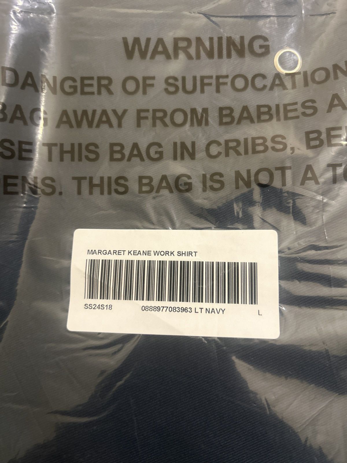 Supreme Supreme Margaret Keane Teardrop S/S Work Shirt Light Navy L Size US L / EU 52-54 / 3 - 5 Thumbnail