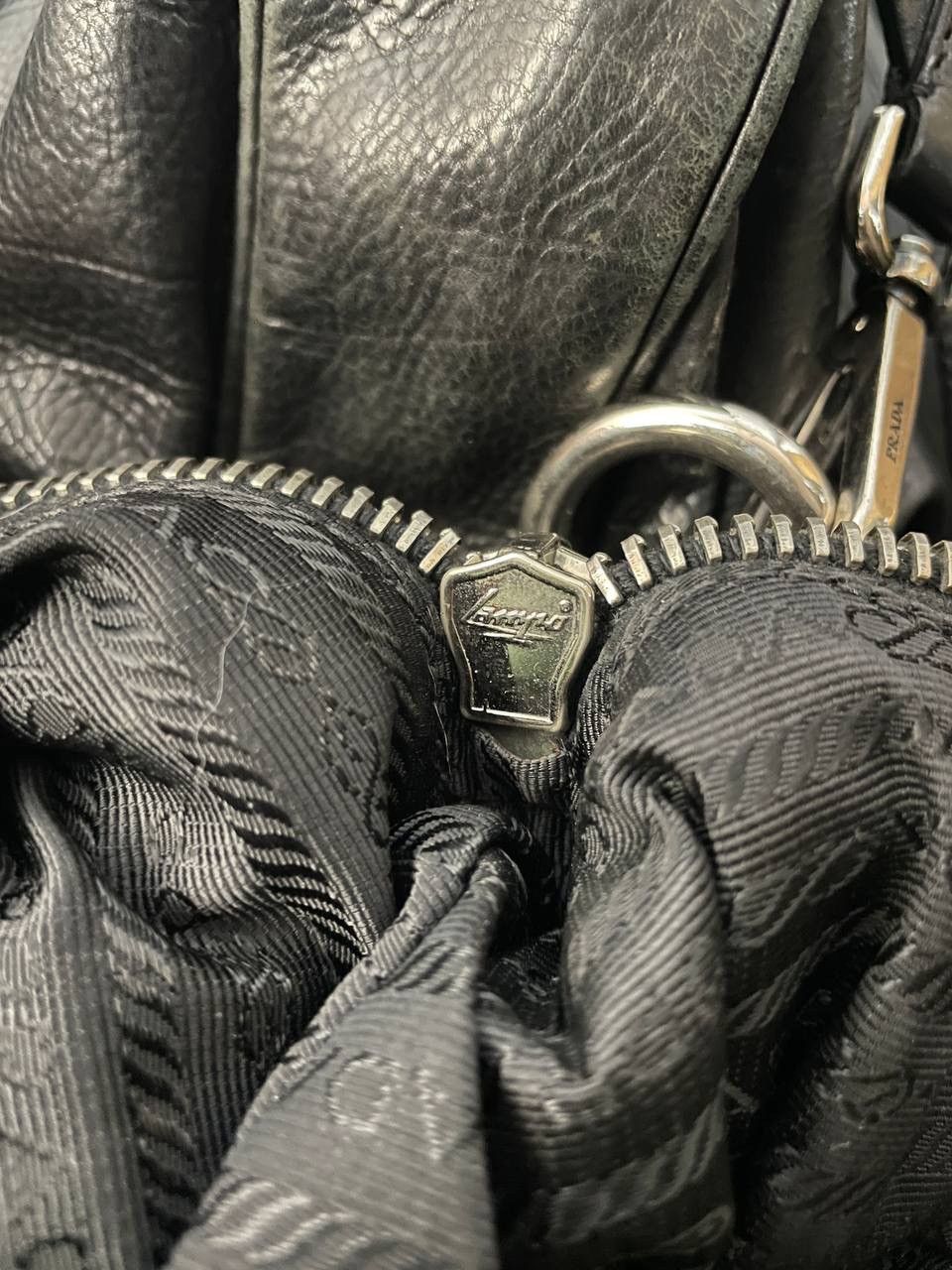 Prada Prada Leather Black Bag Size ONE SIZE - 21 Thumbnail