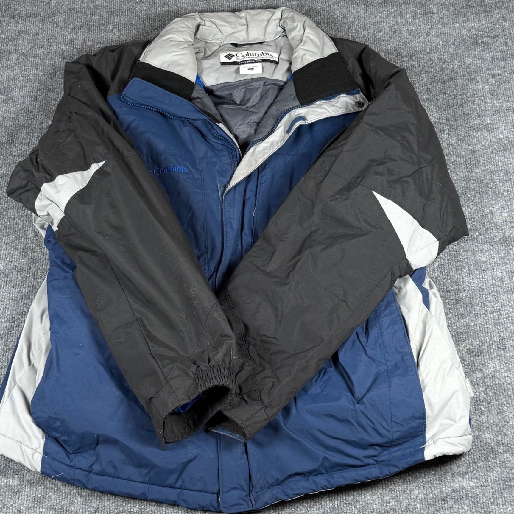 Vintage Columbia Jacket XL Men Waterproof Windproof Insulated Mid-Length Zip Ski Snowboard Coat Outerwear Blue Size US XL / EU 56 / 4 - 2 Thumbnail