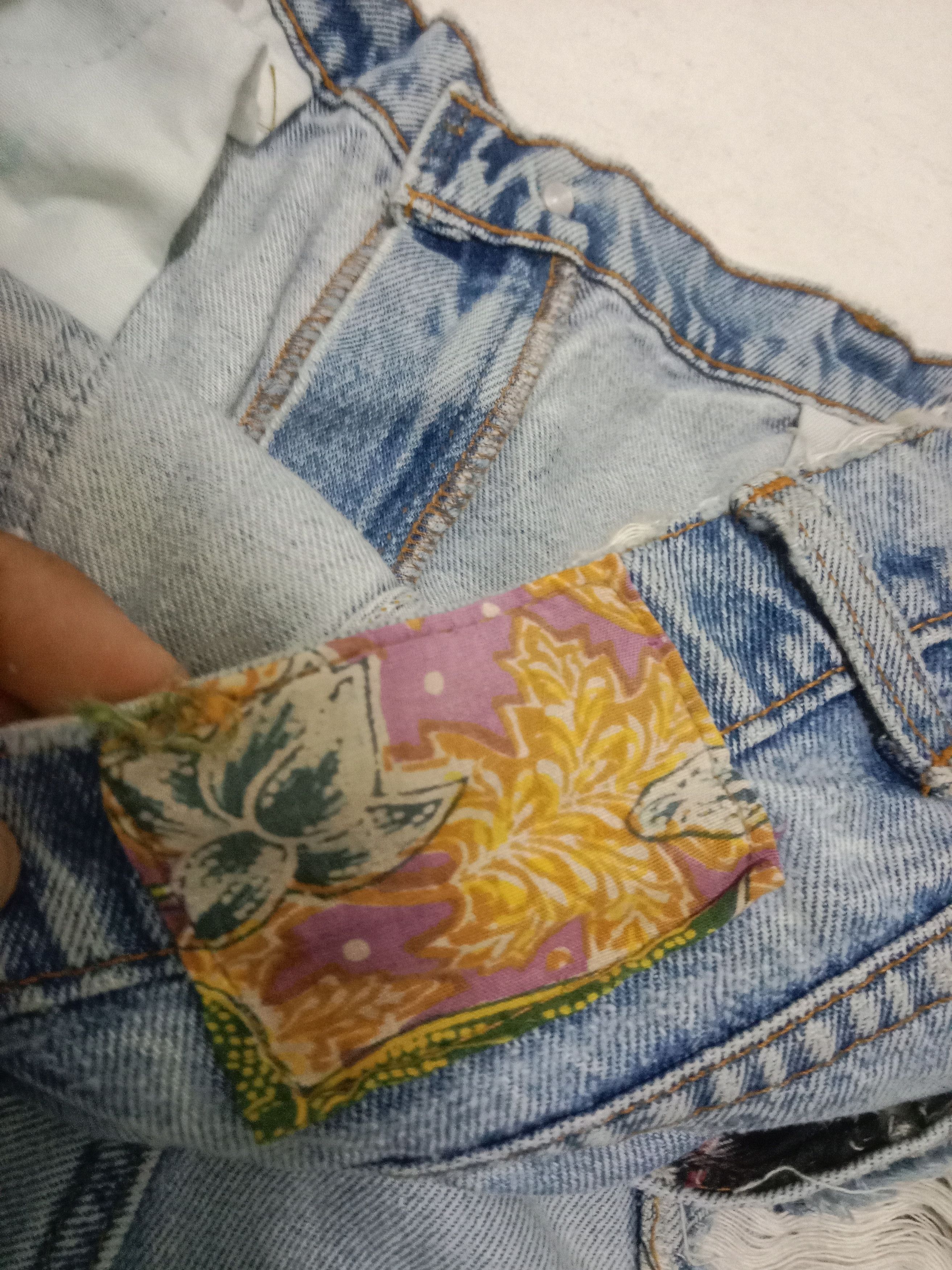 Hysteric Glamour Rare Distressed Denim vintage Levis Size US 34 / EU 50 - 6 Thumbnail
