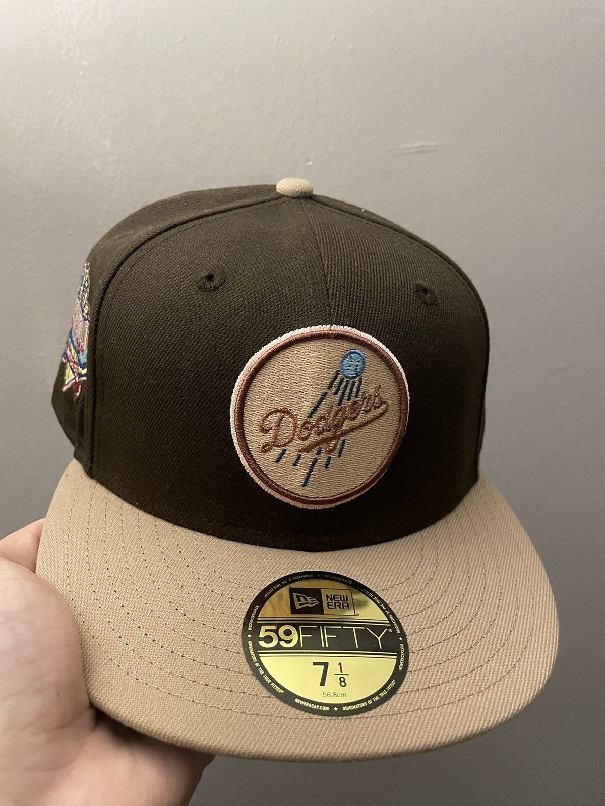 image of Myfitteds Los Angeles Dodgers One Piece Luffy Inspirati in Brown, Men's